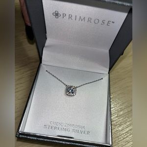 Primrose sterling silver necklace